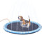 PawHut Tapis à Jet d'eau pour Chien Tapis De Pulvérisation pour Piscine antidérapant - 150cm de diamètre - Pliable et Facile à Transporter - Bleu