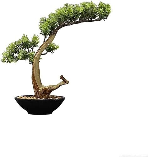 Topfkünstliche Hausanlagen Mini-künstlicher Thuja-Zypressenbaum, Simulation Einer Grünen Pflanze, Bonsai-Desktop-Ornamente, For Veranda, Arbeitszimmer, Teestube, Restaurant-Dekoration, 24,9 Cm, Simula