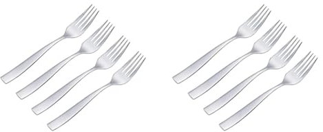 Viners Everyday Purity 4 Piece 18/0 Silver Stainless Steel Forks (Pack of 2)