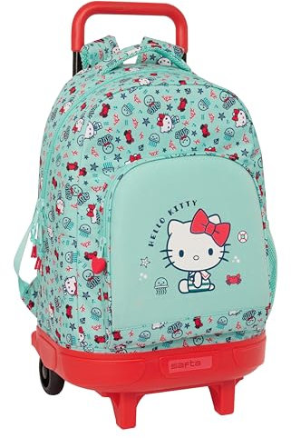 Safta Compact With Trolley Wheels Hello Kitty Sea Lovers Backpack One Size