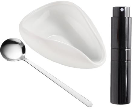 Furtryvl Coffee Bean Dosing Cup and Spray Bottle Kit, Professional Coffee Bean Dosing Cup, Coffee Dosing Tray, Ceramic Single Dosing Tray for Coffee or Tea