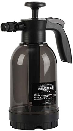 Gehanico Pulverizador de espuma para coche, botella de pulverización portátil a presión, atomizador de presión de 2 litros, pulverizador para lavado de coche, exterior, interior, jardín, plantas,