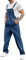 Runcati Salopette da uomo in denim, pantaloni da lavoro, pantaloni estivi streetwear, jeans casual, spalline regolabili, Blu mare, M