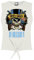 Amplified Womens/Ladies Use Your Illusion Guns N Roses Vintage Crop Top (XL) (White)