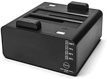 Dual Bay Hard Drive Dock Station USB 3.0 to 2.5/3.5 SATA Hard Drive Case Dual Bay HDD SSD SSD