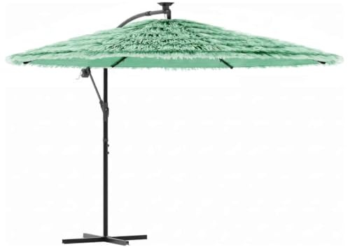 vidaXL Sonnenschirm mit Stahlmast Grün 290x290x238 cm