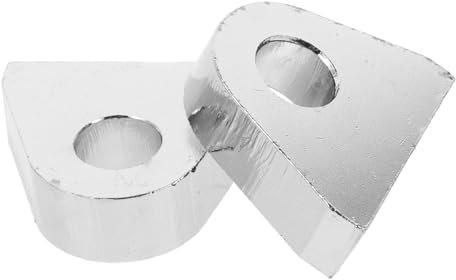 Mobestech 2pcs Sturdy Steel Car U-shaped Clamp Seat Weld Shackle Mount for Trailer Truck Bumper d Ring Shackle