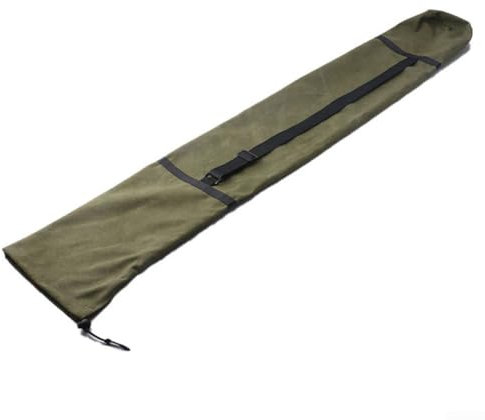 Bolsa de almacenamiento de lona resistente a la intemperie diseñada para sostener cañas de pescar y sombrillas de playa de forma segura durante el viaje