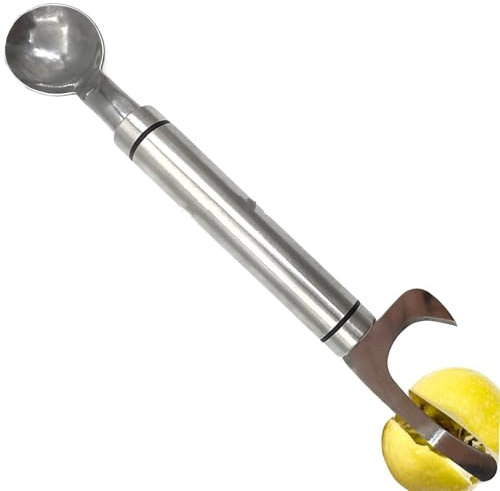 Mangoschneider, Obstschneider, Obstschaufeln aus Edelstahl, Zitronenextraktor, Küchenhelfer, Wassermelonenschaufel, humanisierter Obstschäler für Zuhause