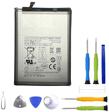 ERYNK EB-BM207ABY Ersatz Akku Für Samsung Galaxy M21 & Galaxy M30s & Galaxy M31 SM-M307FN/DS, SM-M3070,SM-M315F Ersatzbatterie with Werkzeugsatz