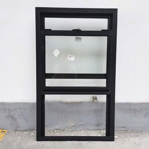Finestra Del Capannone, Personalizza Finestre A Ghigliottina Singola, Lega Alluminio Filo Finestre, Finestra A Scorrimento Verticale In, Finestra Ventilazione(Black)