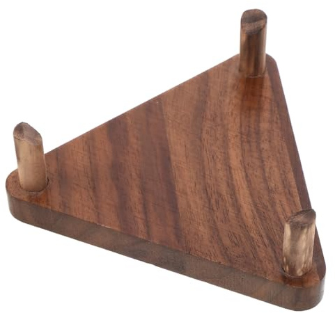 CONGARTENO Holz Basketball Display Ständer aus Walnuss Rutschfester Ballhalter für Basketball Fußball Volleyball und Rugby Vielseitiges Memorabilien Regal für Sportbälle und Signierte