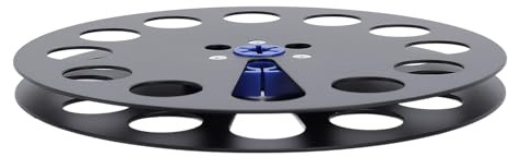 Dpofirs Universelle Leere Tonbandspule aus Aluminiumlegierung für Studer, Premium-Ersatz-Soundtrack für -Enthusiasten (BLACK)