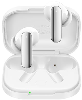 realme Buds Air 8 Pro Auricolari Wireless con ANC Adattivo 55dB Driver Duali Audio Hi-Res LHDC Batteria 50 Ore Bluetooth 6.1 IP55 Resistenti all’Acqua Bassa Latenza 45ms, Bianco