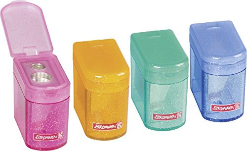 Doppel-Spitzer Klicki Glitter tran