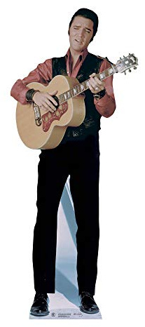 STAR CUTOUTS SC242 Pappaufsteller Elvis Singing Lifesize, Einfarbig, Singen, Regular