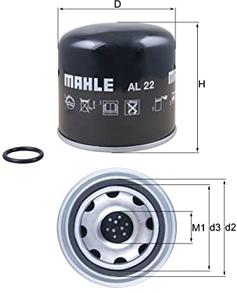 MAHLE AL 22 Air drying cartridge