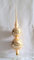 Jingle Bells Lauscha Christbaumspitze Golden Dreams mundgeblasen handbemalt