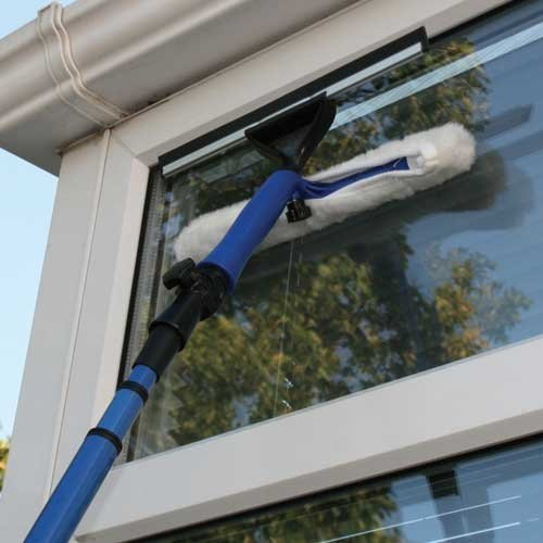 3.5 m Telescopic Window Cleaner Kit Window Cleaning Equipment Squeegee Soft Head by BeNeLux