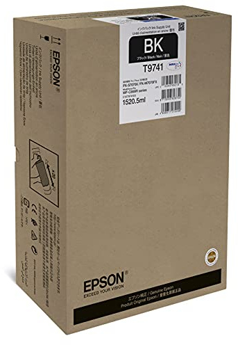 Epson C13T974100 passend für WFC869R Tinte Schwarz 1520, 5ml, XXL