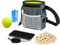 HANWELL Futterbeutel für Hunde Leckerlies, Hundeleckerlitasche mit Poop Spender-Verstellbarer Taillen/Schulterriemen, Wasserdichtes Mehrfachtaschen für Tragende Hunde Kibble und Spielzeug, Grau.