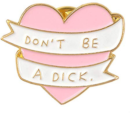 WAFUNNE Broche en émail Broche de dame mignonne Coeur rose