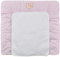 Baby Delux Wickelauflage 70x75 cm weiche Wickelunterlage Wickeltischauflage mit Frotteeauflage wasserdicht (Traumland Rosa)