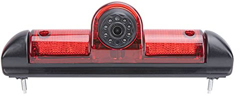 FIAT Ducato Brake light reversing camera for vans 3 gen, Peugeot Boxer, Citroen Jumper,170 ° angle Waterproof night vision microphone Built-in adjustable lens Roof mount camera