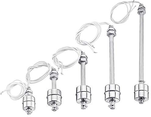 TuToy Edelstahl Wasserflussanstieg Vertikalschalter Flüssigkeits-Sensor-Niveauregler… (400mm)