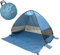 DAYMO - Tenda da spiaggia, 190 x 160 cm, con protezione UV 50 +, protezione dal vento, tenda pop-up che si apre da sola