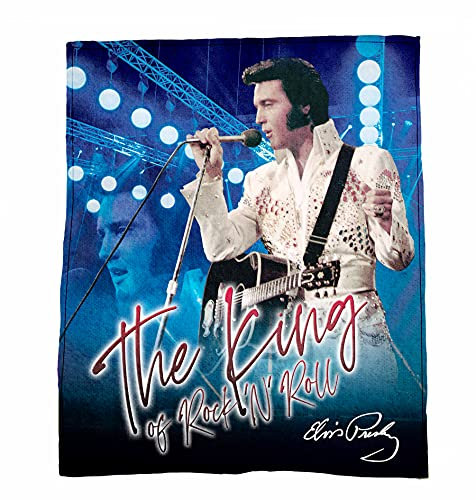 Midsouth Products Elvis Presley Überwurf, 127 x 152,4 cm, The King of Rock 'N' Roll