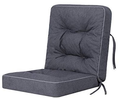 HOBBYGARDEN Hollywoodschaukel Bankkissen Schaukel Gardenkissen Schaukelauflagen Schaukelkissen Bankauflagen Kissen Bank Liegekissen, 110 x 50 cm, Navy blau