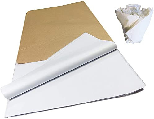 480 Sheets of Acid Free Tissue Paper White MG 18gsm Gift Wrapping Decorative Sketch and Cutting Paper for Art Craft and Packing - 500mm x 750mm