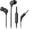 Motorola Lifestyle Sound Earbuds 3-S, Auriculares in-Ear con micrófono, Cable antienredos, Graves Profundos y diseño ergonómico con Ajuste cómodo, 3,5 mm, Negro