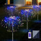 HELESIN Solarlampen für Außen Deko, 4 Stück 120LED Feuerwerk Lichter mit Timer und 8 Modi, IP65 Wasserdicht Gartendeko für Draußen, Solarleuchten Garten Deko für Terrasse, Rasen, Einweihungsgeschenk