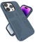 Speck Products Candyshell Grip Schutzhülle für iPhone 14 Pro, 6,1 Zoll Modell, kompatibel mit MagSafe, Mystery Blue/Faded Denim