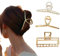 Haarklammer Große für Damen Haarklammer Rutschfeste Gold Metall Mit Perlen Haarspangen Damen Modisches Haarstyling-Zubehör für Frauen und Mädchen 3 Stück