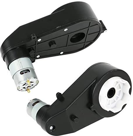 Kyaoayo (12V 40000RPM RS550 × 2) Elektromotor, Elektromotor für Kinderauto, Elektrisches Moto Getriebe Antriebs Motor, für Kindermacht RäDer.