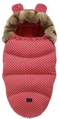 Wintersack Kinderwagen Universelle Kinderwagen Fußsack Warm Wasserdicht Winddicht Waschbar geeignet für Kinderwagen, Autositz, Sportkinderwagen, Buggy, Babyschale