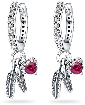 QIKAOLA 925 Sterling Silber Ohrringe für Frauen bunte kleine Hoop Huggie Ohrringe