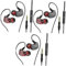 BESTonZON 3 Piezas subwoofer subwofer fones Gaming Wired Headphones Gaming Headset Earphones Wired Running Headphones Gaming Earbuds Headphones with Microphone inalámbrico Auricular bajo
