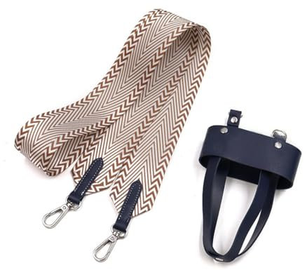 MiOYOOW Water Bottle Holder, Crossbody Thermos Cup Holder Water Cup Carrier Bag with Shoulder Strap Buckle for Gym Hiking Cycling Camping