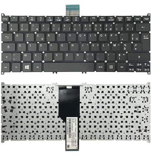 Pièces de Rechange pour Ordinateur Portable WJH pour Acer Aspire One 725 726 756 V5-123 E3-112 S3-391 V3-112 V5-171 Version française Clavier Claviers de Remplacement