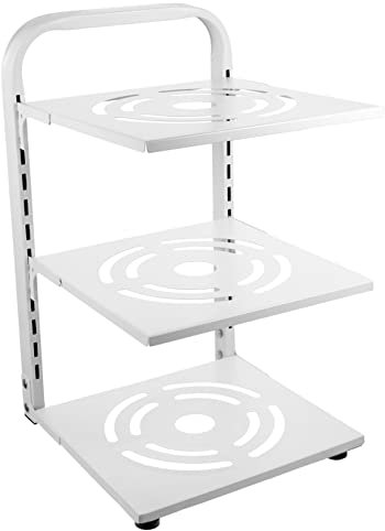 Ciieeo Rejilla Ajustable Para Ollas De Soporte De Acero Al Carbono Para Cocina Organizador Práctico Para Escudillar Ollas Estantes De Cocina