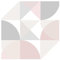 Boutique Graphic Retro Circle Pink and Rose Gold Geometric Wallpaper (was £23.99)