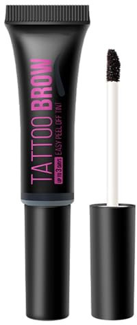 Eazerom 03 Peel Off Eyebrow Gel, Gel De Cejas Peel Off,Tinte en Gel para Cejas,Gel de Cejas Tatuadas Pelado gel de Cejas para Colorear, Gel para Cejas de Larga Duración,03# BLACK