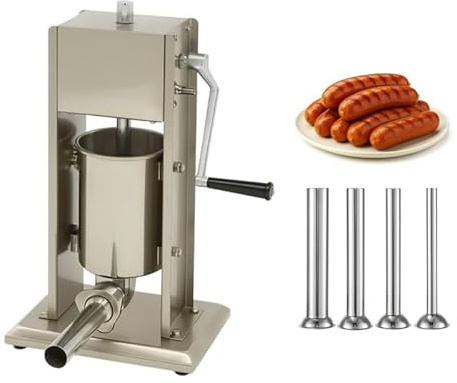 Poussoir à Saucisses Manuel Vertical 3 Litres Inox