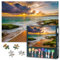 Seascape Puzzles, Beach Puzzles for Adults 1000 Pieces, Impossible Hard Difficult Challenging Puzzle for Adults, Seascape Jigsaw Puzzle 1000 Pieces for Adult 20X27 INCH