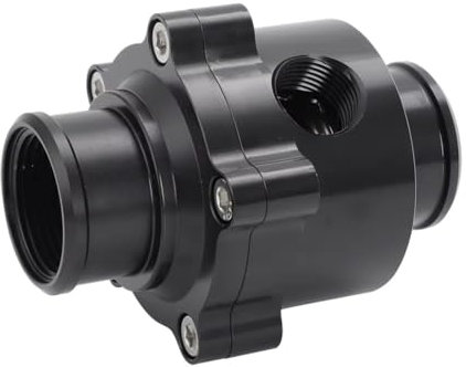 Thermostat Housing/Fit For 1-1/2 Hose 1.5 -16AN in Aluminum Inline Thermostat Housing & Sensor Port #8200-05(Dark Grey)