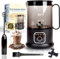 DAVANSU® SUPER PACK De Espumador de Leche PREMIUM + Batidor Leche + Recambio | Espumador De Leche Electrico Con Pantalla LCD TACTIL | Milk Frother | Calentador de Leche Con CEPILLO DE LIMPIEZA